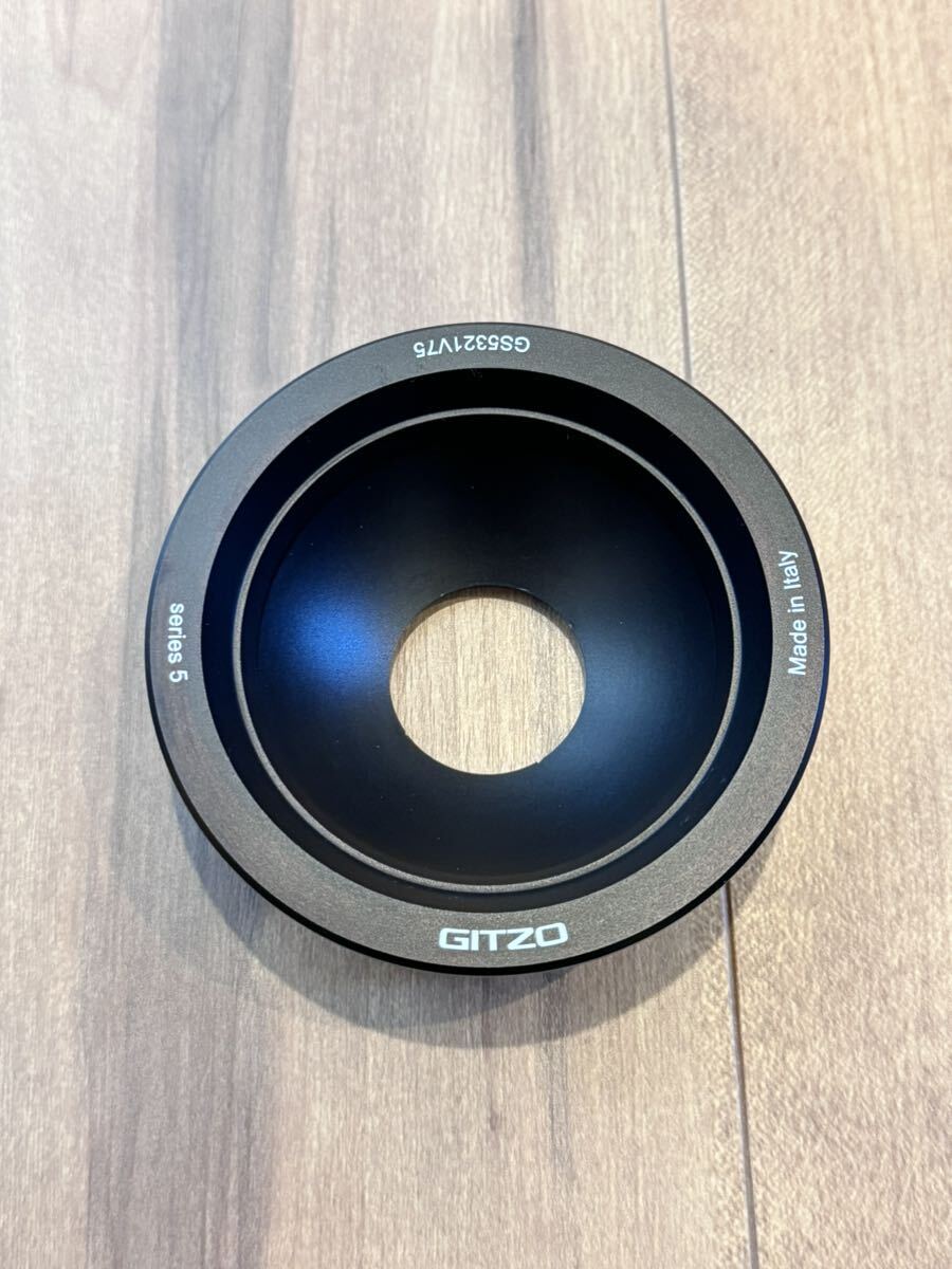 美品 GITZO GS5321V75 システマティックビデオアダプター 5型 75mm ジッツオ 三脚 雲台 ハーフボール_画像2