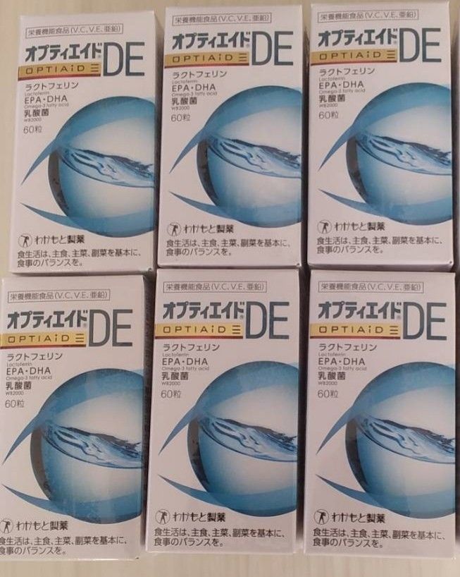 042-6　オプティエイドDE 60粒 6箱セット わかもと製薬 オプティエイド