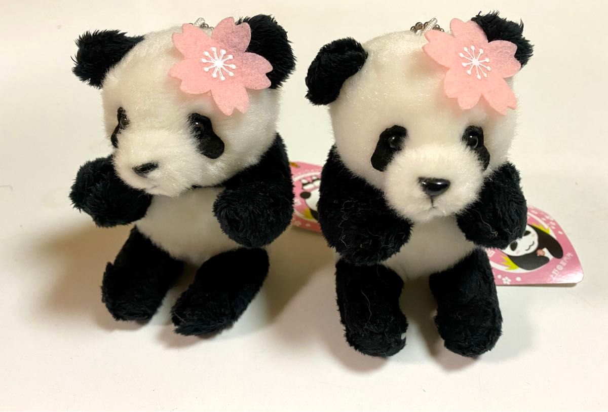 おでかけシャンシャンマスコット（桜）2個セット 上野案内所