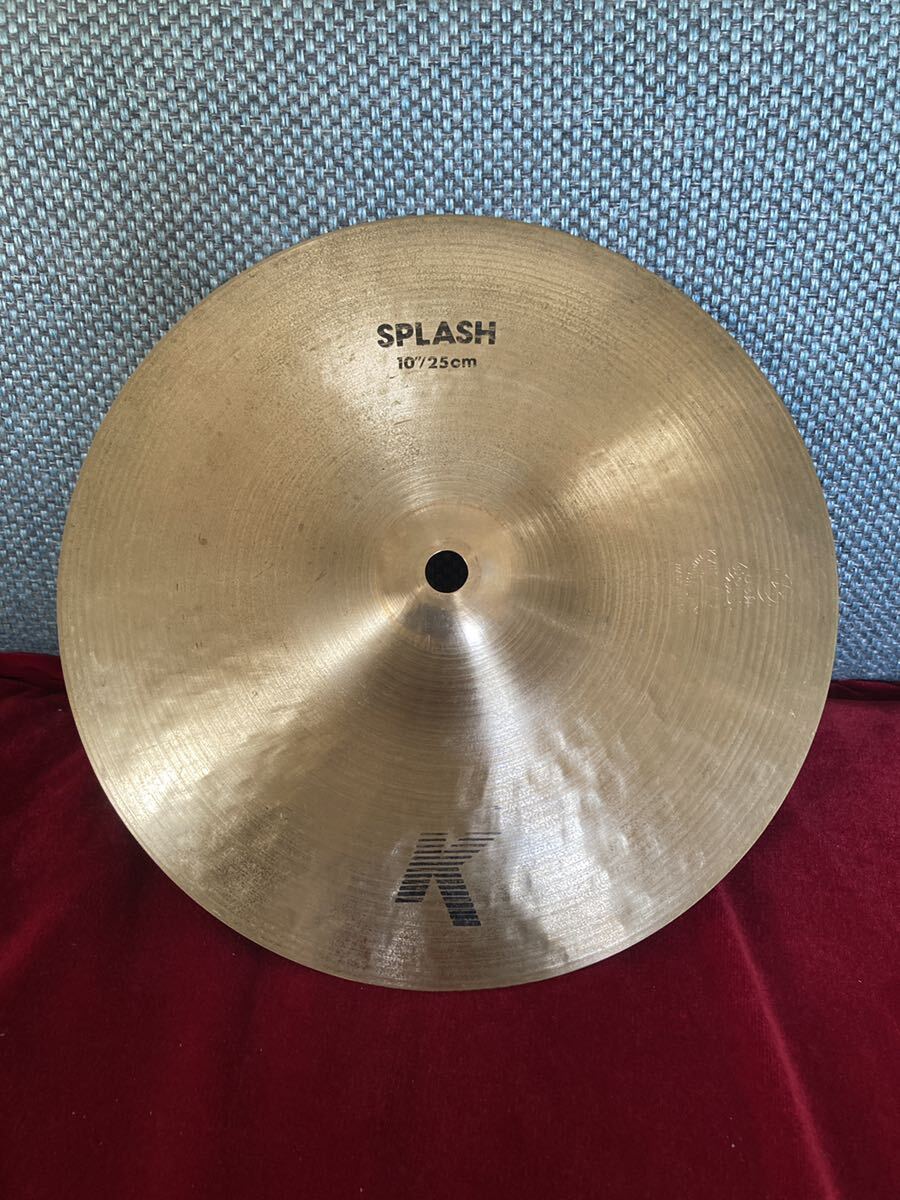 【最初期のIAK】K Zildjian Splash 10インチ 1986年～1987年製_画像7