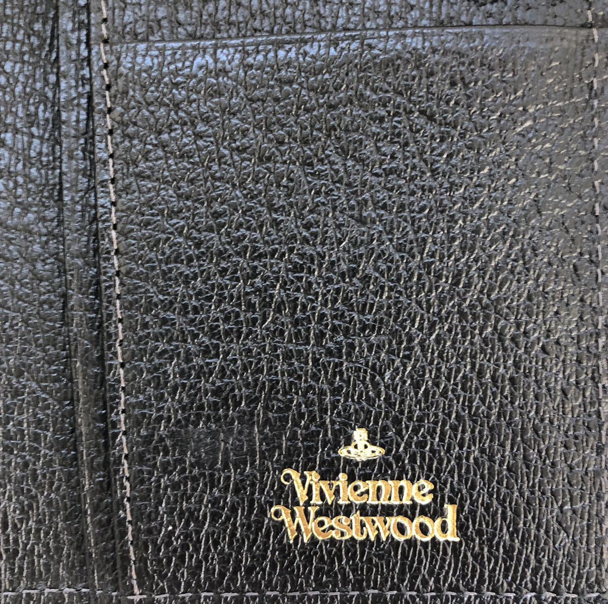 【TS0322】美品 Vivienne Westwood ヴィヴィアンウエストウッド 長財布 財布 purse wallet ブラック 黒 付属品あり箱付属 カードケース付属_画像6