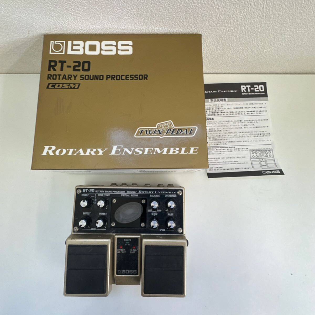 【TS0310】BOSS エフェクター RT-20 ギター周辺アクセサリー コレクション_画像1