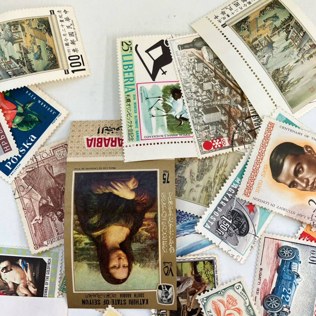 【TS0316】海外 切手 まとめ コレクション 収集 世界の切手 アジア？ アメリカ？ ヨーロッパ？ 公園 モニュメント 遺産？ _画像5
