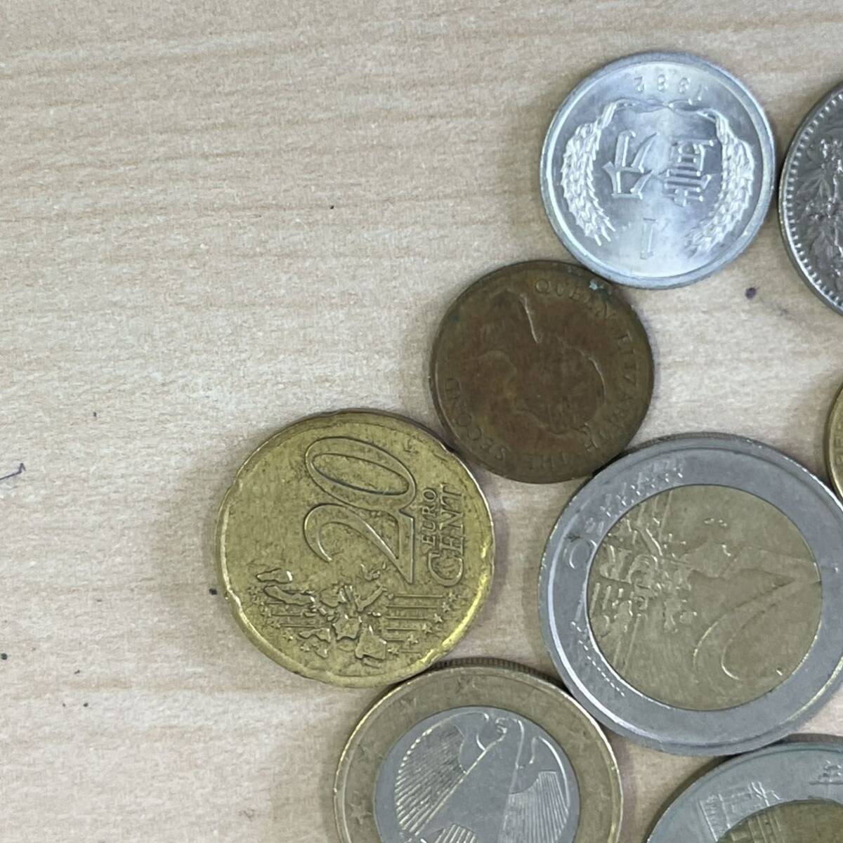 【T0319】海外 外国 古銭 硬貨 通貨 貨幣 コイン コレクション EURO CENT オーストラリア 中華人民共和国 五拾圓 1/2FRANC他 約122.4g_画像5