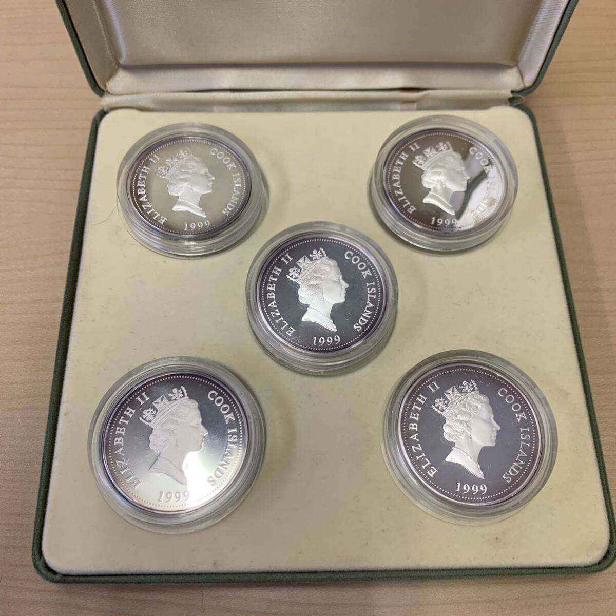 【T0323】THE PERTH MINT パース ミント 1オンス 5種 セット 純銀 シルバー 海外 外国 貨幣 硬貨 銀貨 コレクション アンティーク_画像5