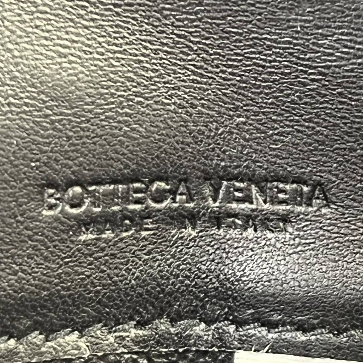 【TS0326】BOTTEGA VENETA ボッテガヴェネタ イントレチャート カードケース ブラック 黒 保存箱 保存袋_画像7