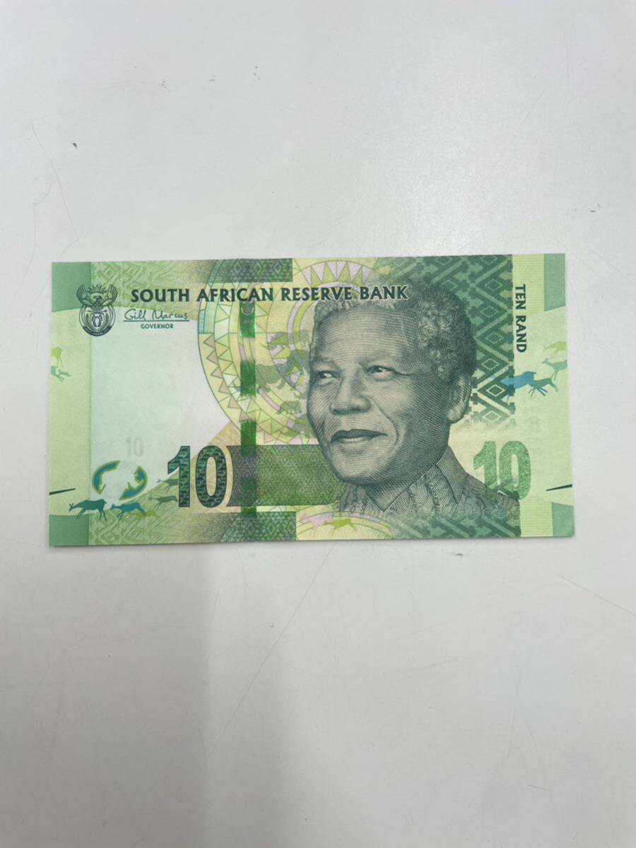 【TK0330】南アフリカ 10 ランド 札 紙幣 海外 SOUTH AFRICA TEN RAND 外国 貨幣 コレクション_画像1