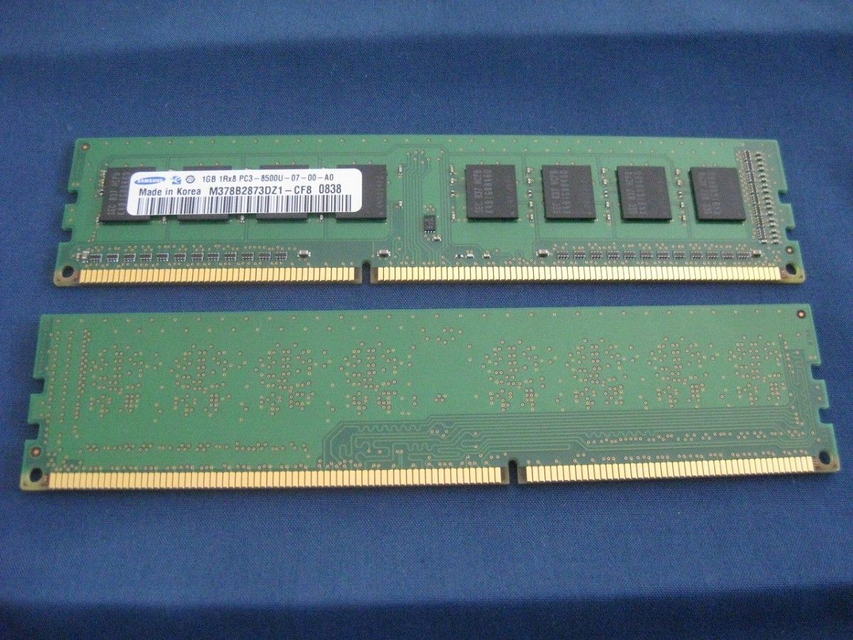 デスクトップPC用メモリ DDR3-1066(PC3-8500U) 240pin 3枚 