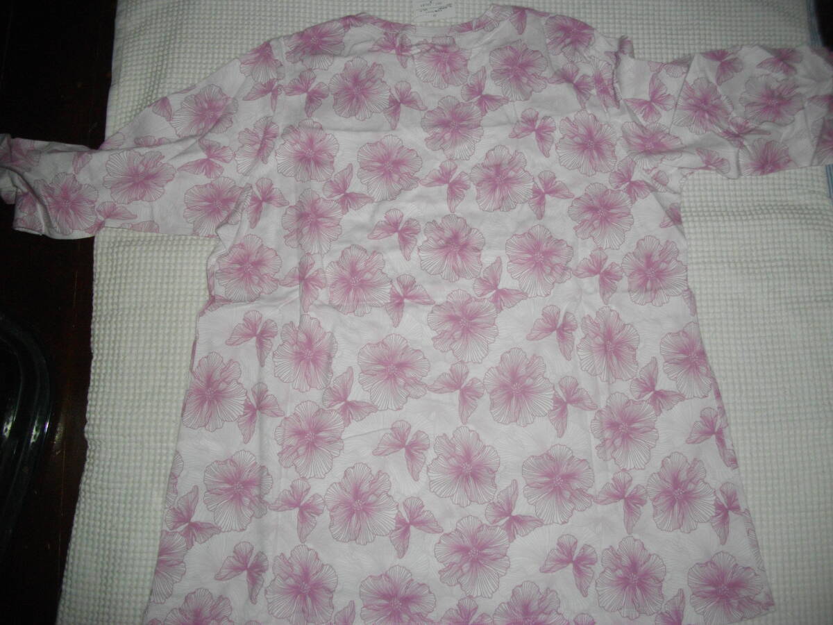  tag attaching [ is na emo liHANAE MORI] 7 minute sleeve pyjamas * S size cotton 100%