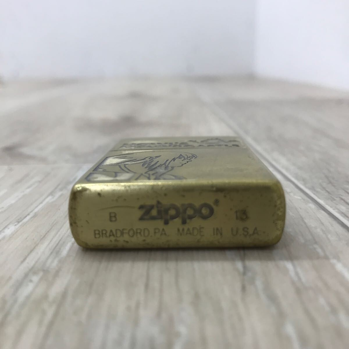 E◆ Zippo ジッポー / スタジオ ジブリ ハウルの動く城 オイルライター 2013年製 木箱付 STUDIO GHIBLI ジッポ _画像7