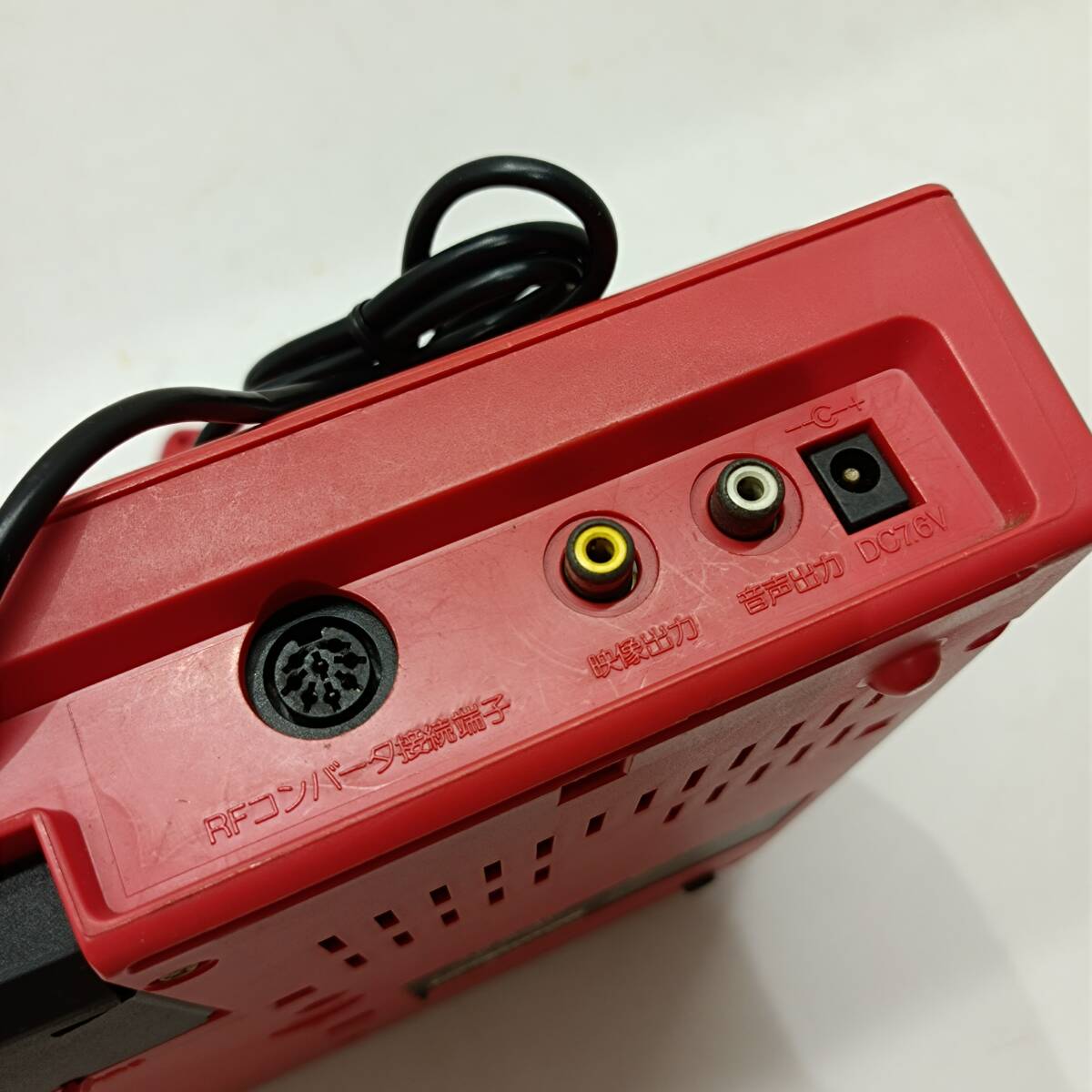 067 A）1円～☆【ジャンク】 シャープ ツインファミコン　本体+アダプターのみ _画像9