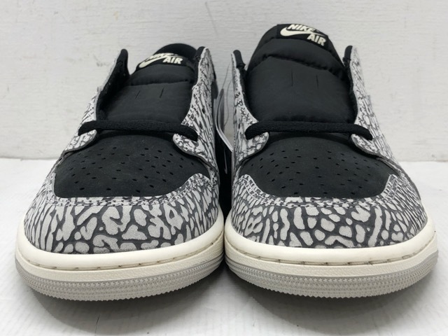 E◆即決◆タグ付き◆ NIKE ナイキ AIR JORDAN 1 RETRO LOW OG エア ジョーダン 1 レトロ ロー BLACK CEMENT / CZ0790-001 28.5cm_画像2