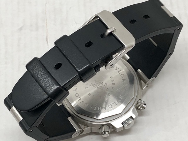 E◆即決◆ BVLGARI ブルガリ ディアゴノ スクーバ GMT デイト 自動巻き腕時計 / SD38SGMT ※尾錠社外品 の画像7