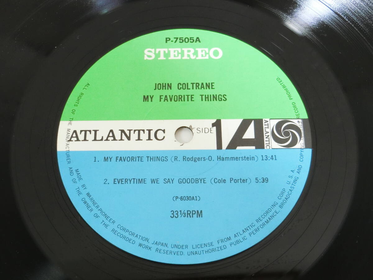 ジョン・コルトレーン LPレコード マイ・フェイヴァリット・シングス 国内盤 P7505A ジャケット傷み John Coltrane/My Favorite Things_画像4