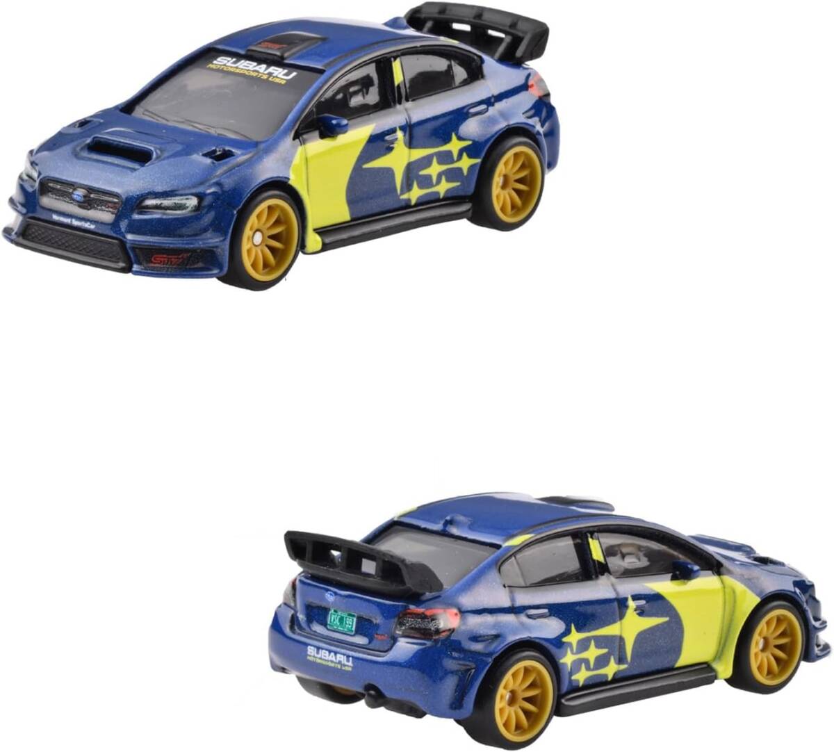 ホットウィール(Hot Wheels) プレミアム 2パック スバル インプレッサ WRX / '16 スバル WRX STI　新品・未開封_画像4