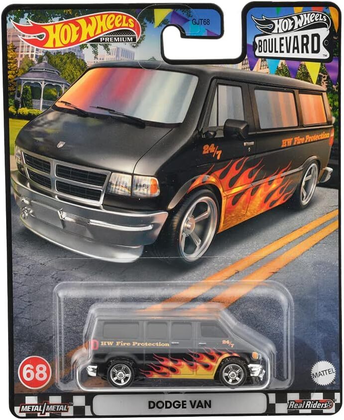 ホットウィール(Hot Wheels) ブールバード - ダッジ・バン 新品・未開封_画像3