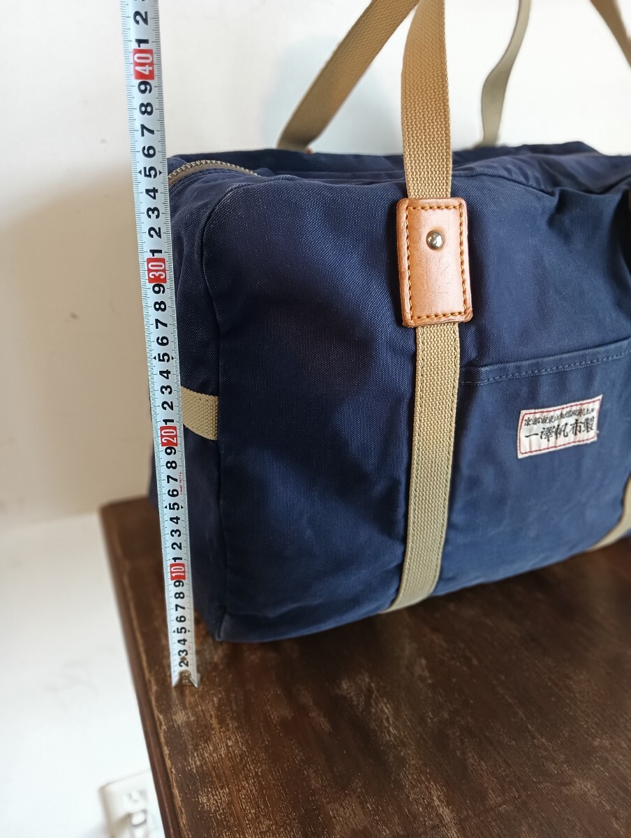  прекрасный товар! Vintage старый Ichizawa Hanpu большой сумка "Boston bag" Ichizawa Hanpu большая вместимость сумка плотная ткань брезент популярный цвет 