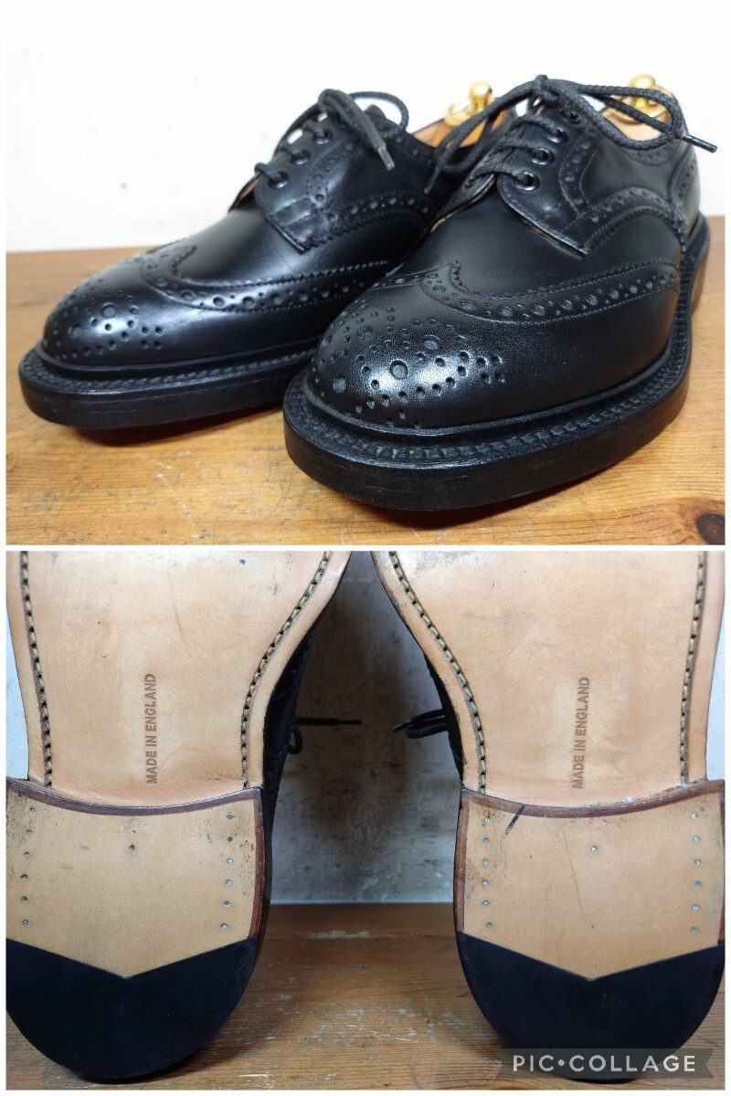 【試し履きのみ/未使用】英国製 Tricker's/トリッカーズ KESWICK カントリー ウィングチップ UK6 Fit.5 24.5-25cm相応/クロケット cheaney_画像8