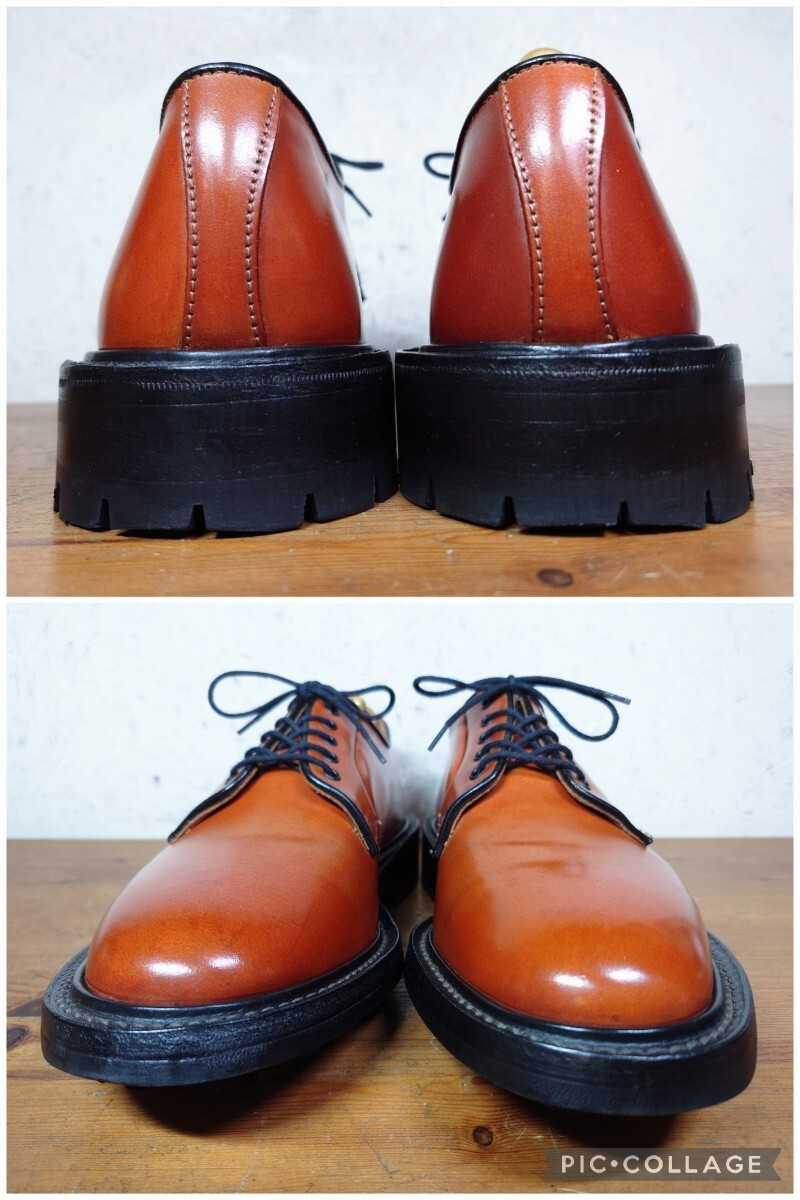 [ ultimate beautiful goods / cordovan ] Britain made Tricker\'s/ Tricker's M7505 Country plain tuUS61/2 Fit.5 24.5cm corresponding orange /alden Crockett 