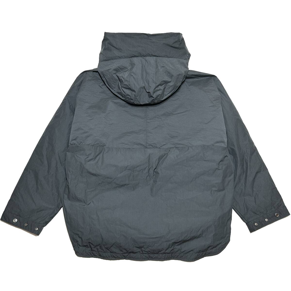 定価7.2万 ATTACHMENT TASLAN NYLON TAFFETA PACKABLE PULLOVER LIGHT DOWN BLOUSON 2 ダウンジャケット アタッチメント ブルゾン_画像2