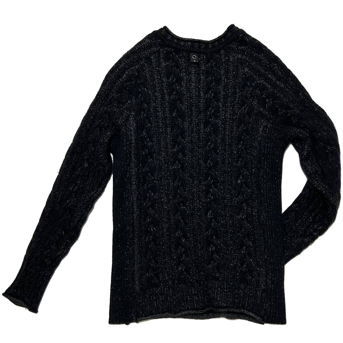 定価3.8万 wjk plating cable V neck knit M パウダーミックスケーブルVネックニット akm 1piuジュンハシモト セーター