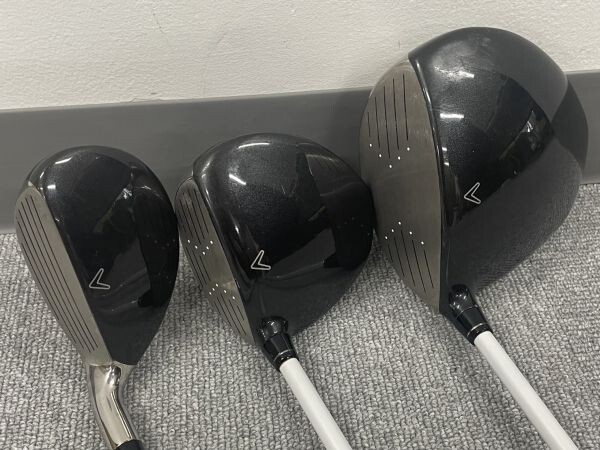 S119-CH3-428 Callaway キャロウェイ SOLAIRE ソレイル キャディーバッグ ゴルフバッグ ゴルフクラブ レディース 右利き用 ピンク セット_画像3