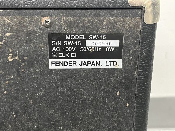 S235-CH4-432 Fender Japan フェンダージャパン Switcher 15 スイッチャー ギターアンプ SW-15 ※音出し確認済みの画像8