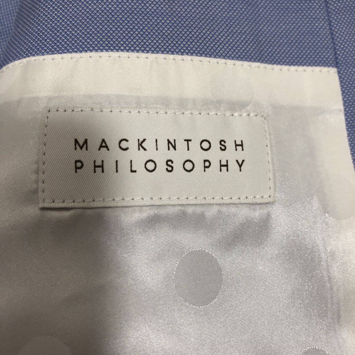 極美品 マッキントッシュ トロッター ジャケット アンコンジャケット 38(Lサイズ相当) ライトブルー水色MACKINTOSH PHILOSOPHYの画像6