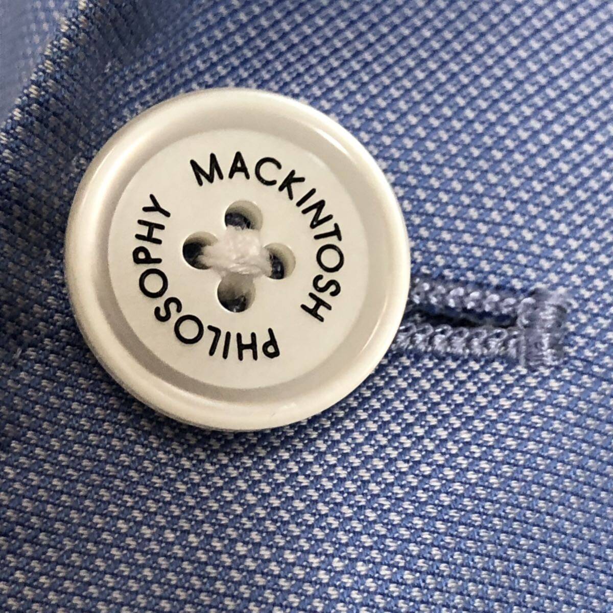 極美品 マッキントッシュ トロッター ジャケット アンコンジャケット 38(Lサイズ相当) ライトブルー水色MACKINTOSH PHILOSOPHYの画像5