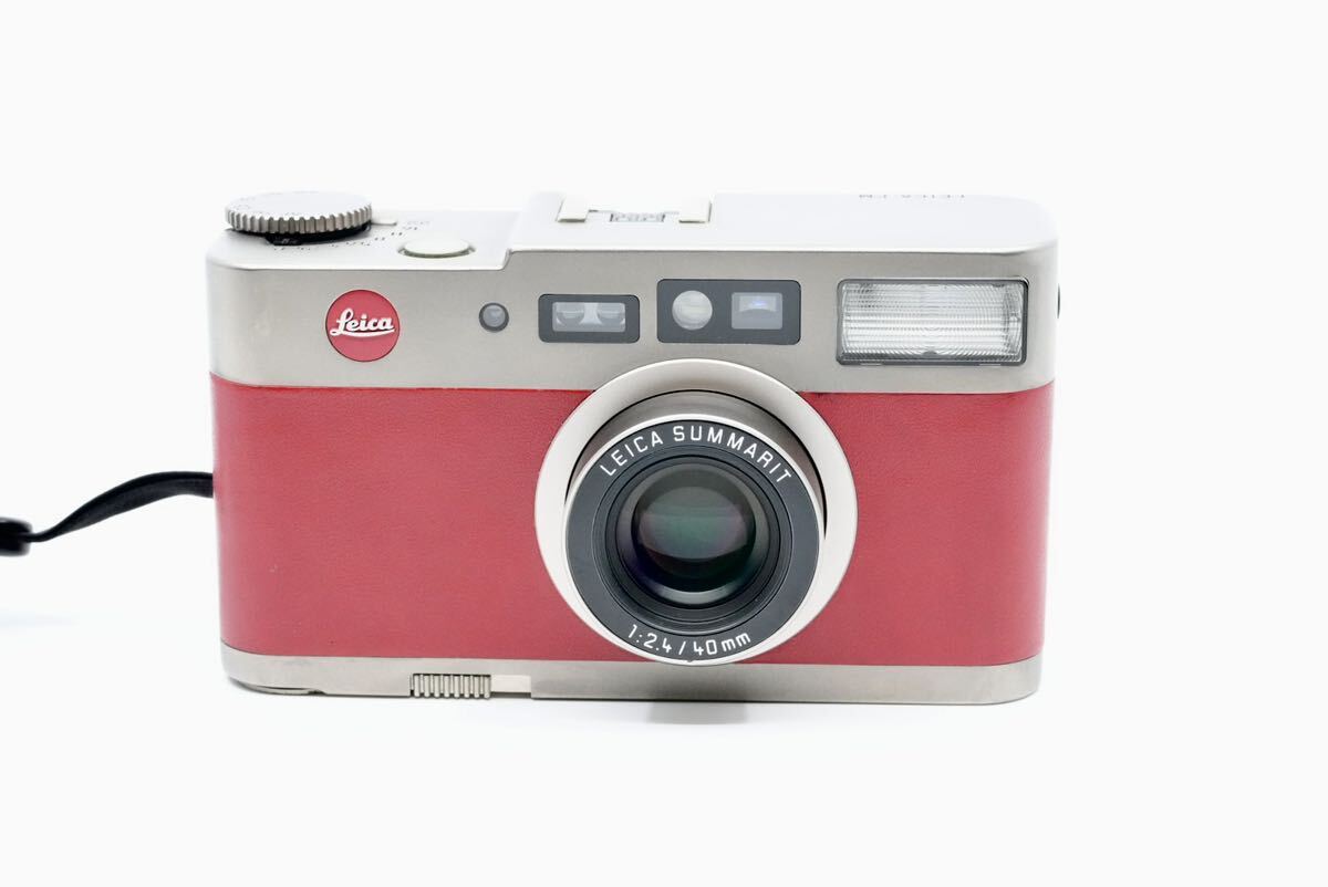 超希少 整備品 Leica CM Special Red Leather Edition (18131) フィルムカメラ ライカ コンパクトカメラ SUMMARIT