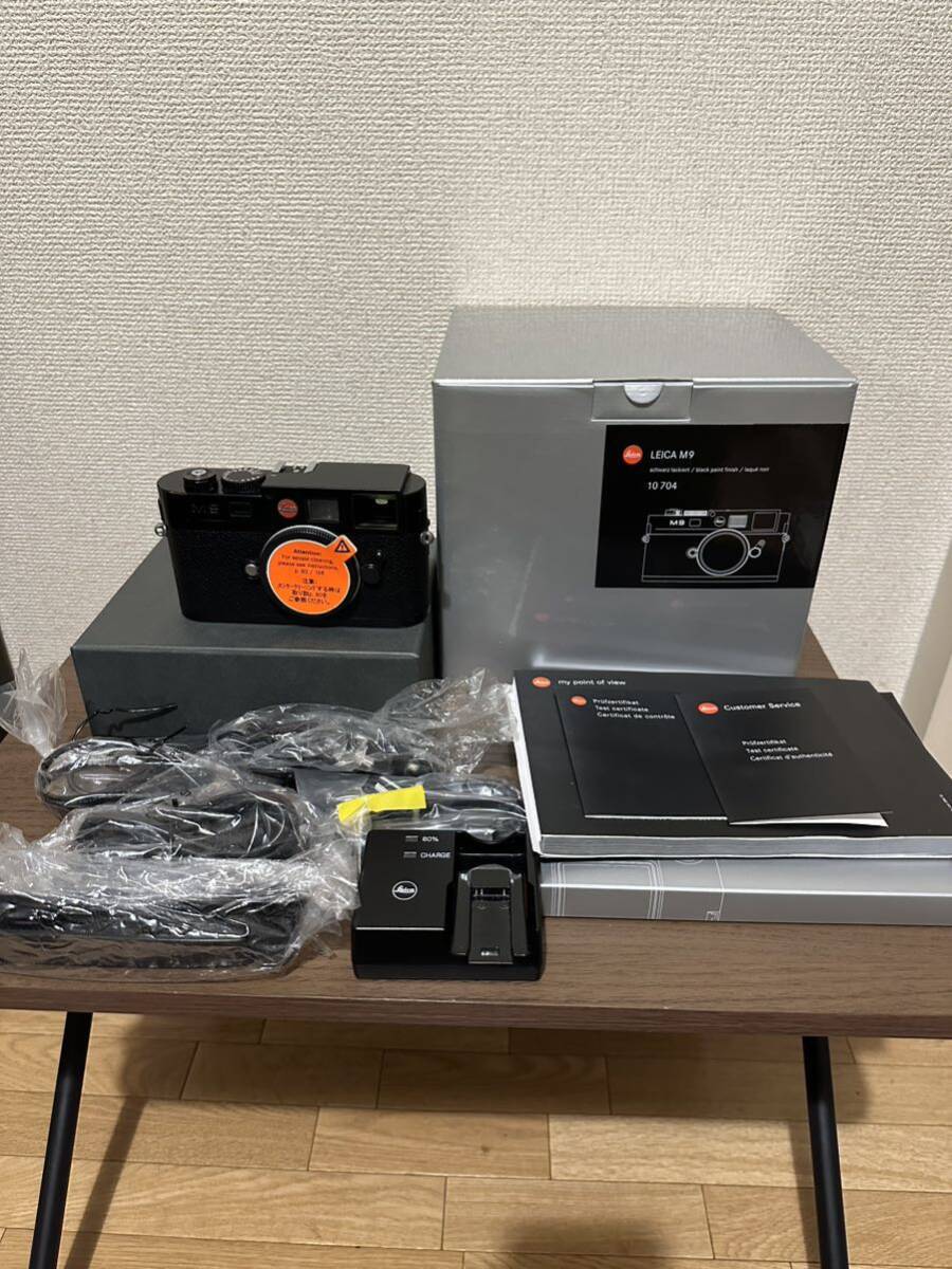 美品 付属品完備 CCD交換対策済み ライカ M9ボディ ブラックペイント Leica M9　関連 Leica m10 m11 typ240 m6_画像1