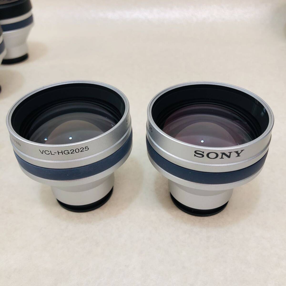 F6028★未使用品★ SONY VCL-HG2025 TELE CONVERSION LENS X2.0 レンズ 18個 セット まとめ の画像4