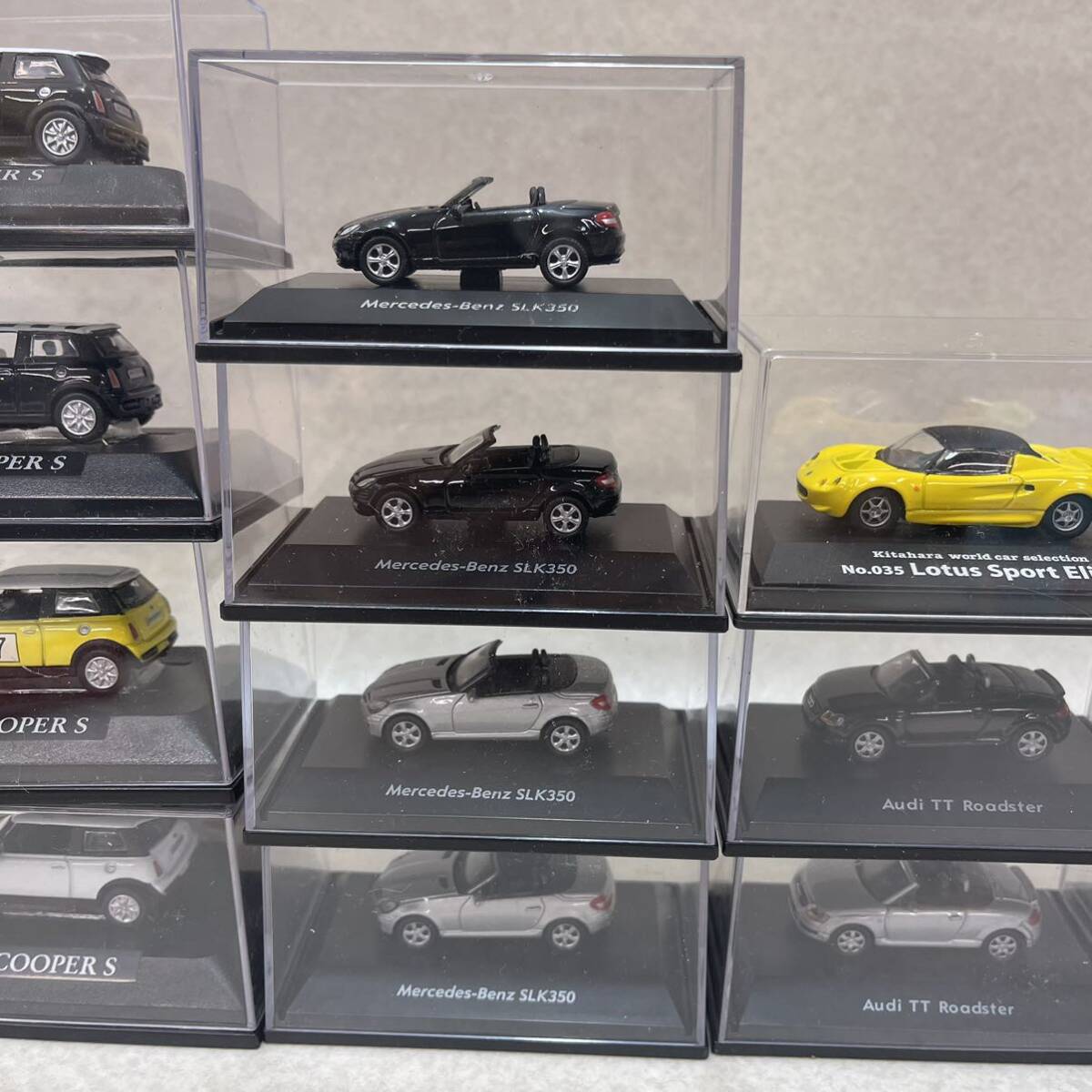 K3020★未使用品★大量ミニカーまとめ  MINI COOPER S 、BMW Z4 、MERCEDES-BENZ SLK 350などの画像6