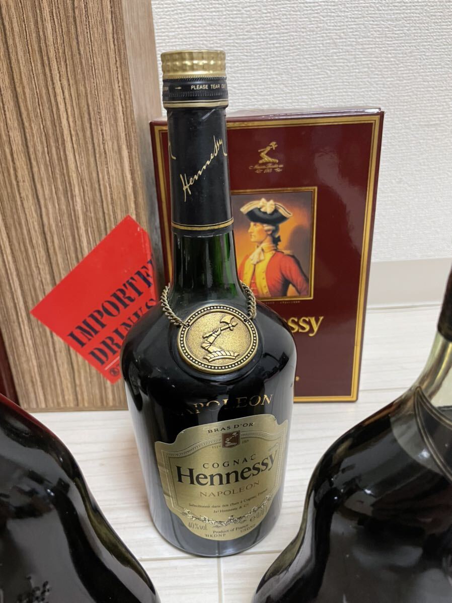Hennessy XO ヘネシー NAPOLEON 他金キャップ ブランデー COGNAC 古酒 700ml 5本まとめ
