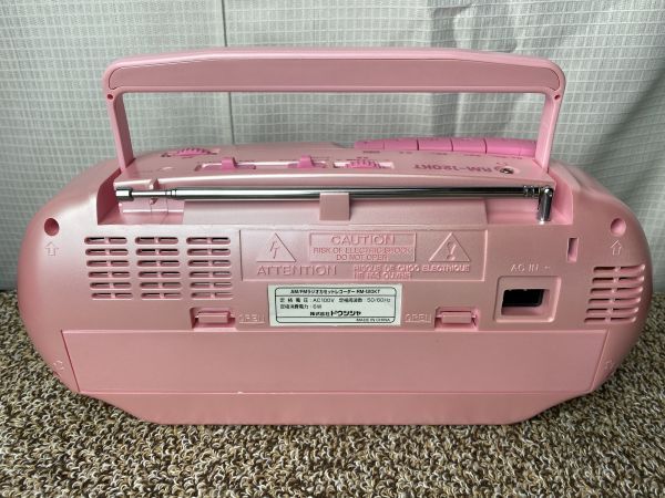 ths* new goods * unused * Hello Kitty monaural radio cassette recorder RM-120KT radio-cassette AM/FMdo cow car Sanrio Hello Kitty electrification OK!*