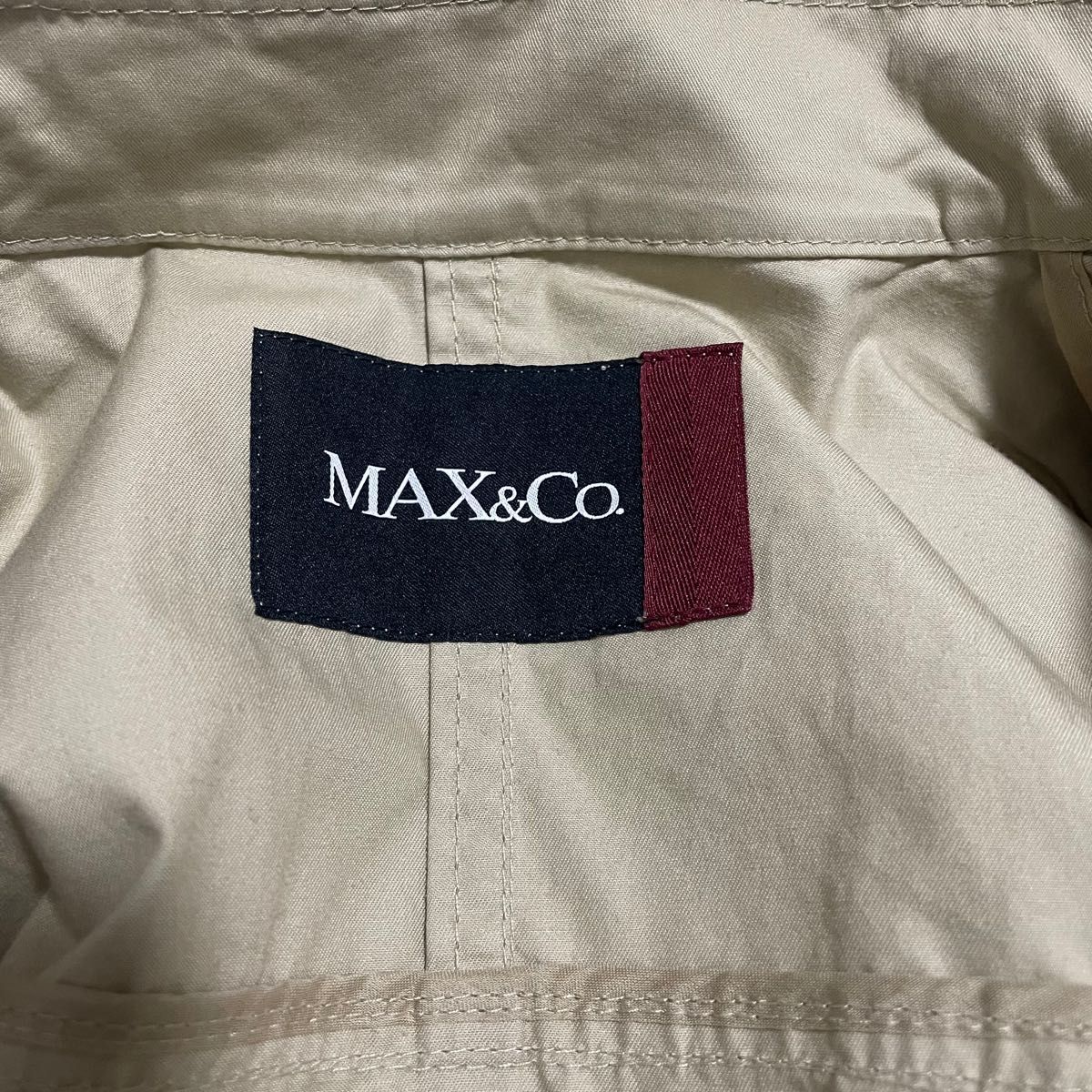 新品タグ付き マックスアンドコー MAX&CO ベルト付き スプリング 新品タグ付き マックスアンドコー MAX&CO ベルト付き スプリング