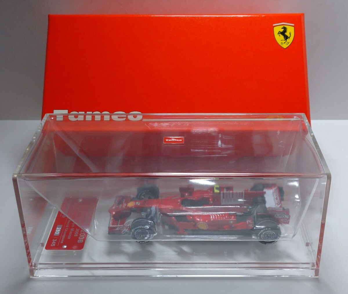 Tameo 完成品 フェラーリ　1/43　Ferrari F2008　 BRAZILIAN GP　Winner　2008　F.マッサ_画像2