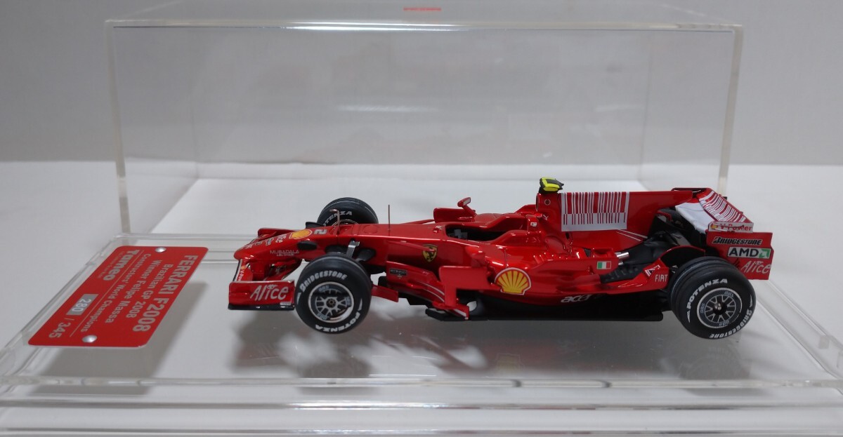 Tameo 完成品 フェラーリ　1/43　Ferrari F2008　 BRAZILIAN GP　Winner　2008　F.マッサ_画像1