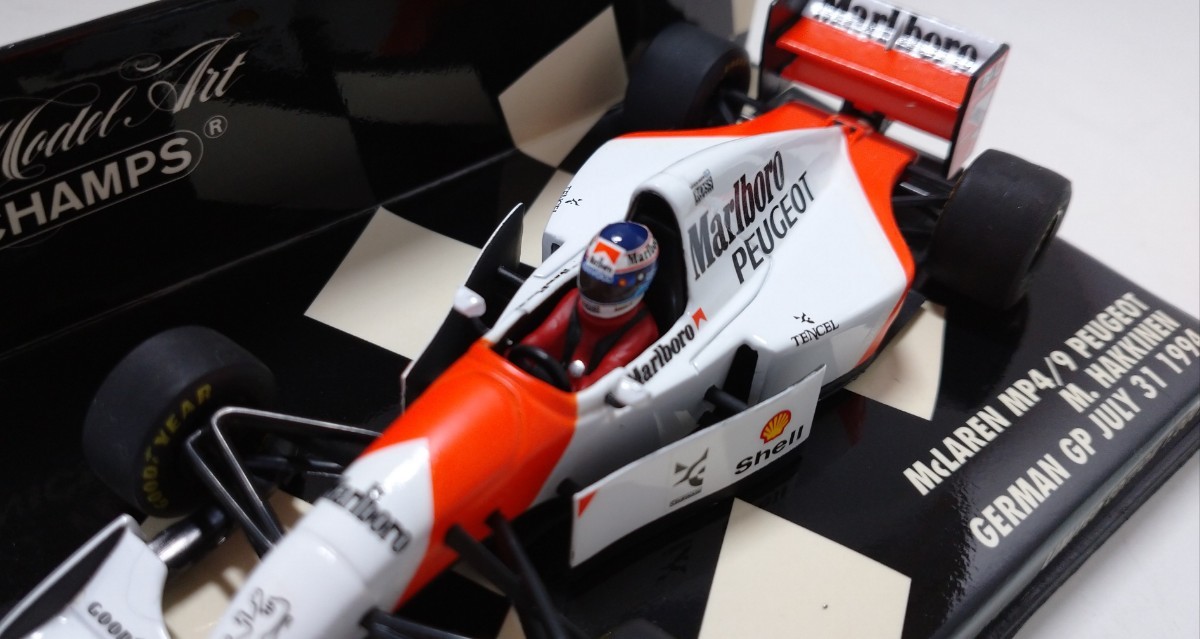 1/43 McLaren MP4/9 PEUGEOT  M.ハッキネン マルボロ仕様の画像5