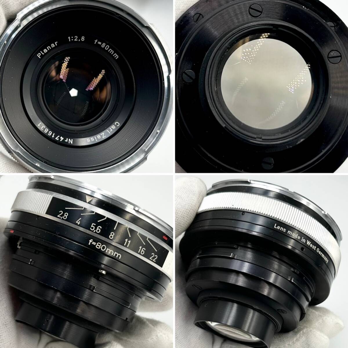 ★Rolleiflex SL66 X【本体＋レンズ3本】ローライフレックス★Carl Zeiss Planar 80mm F2.8 ★Distagon 50mm F4 ★S-Planar 120mm F5.6_画像8