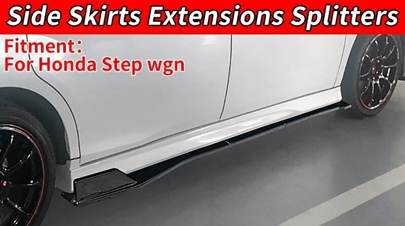 [ free shipping ] new goods Honda RP series Step WGN & Spada SPADA side step side skirt under Canard aero HONDA STEP WAGON