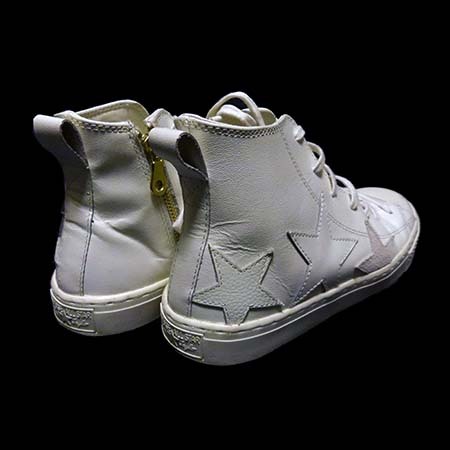 CONVERSE ALL STAR COUPE TRIOSTAR Z HI オールスター クップ トリオスター 5 23.5cm 白/WHITE ハイカット ZIP レザー 革 LEATHER_画像4