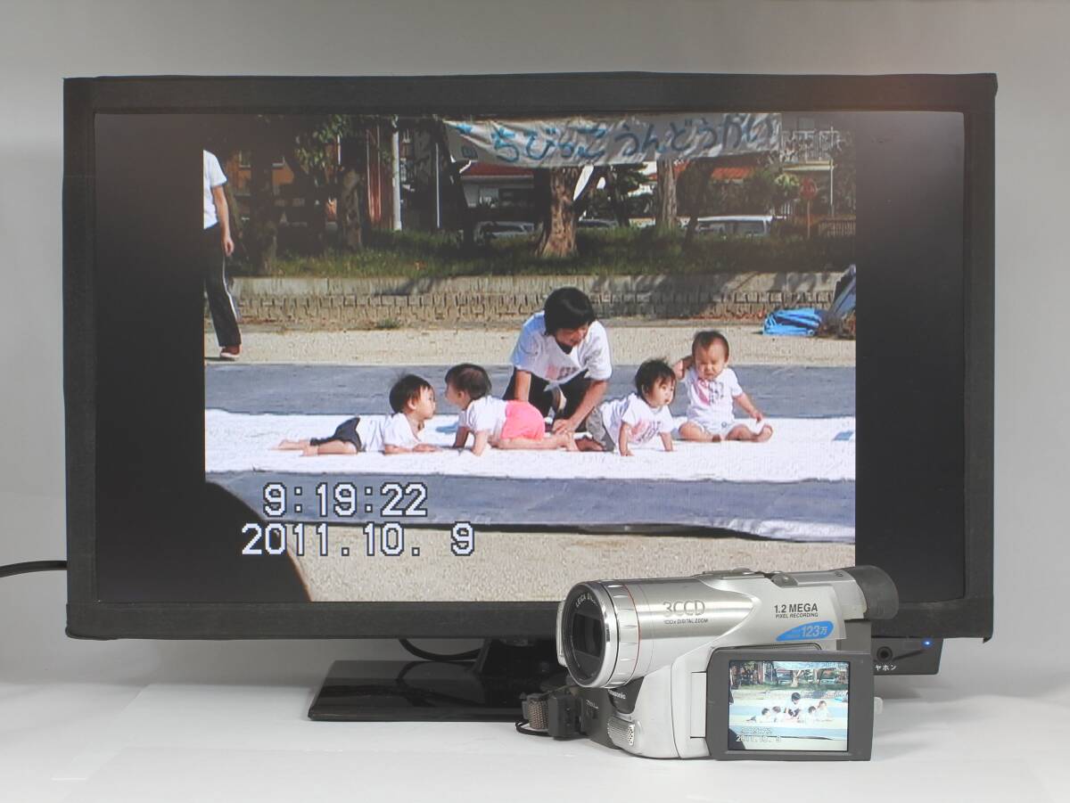 ★パナソニック NV-GS70 MiniDV 撮影再生OK 難あり ダビングに_他機で撮影したテープの再生