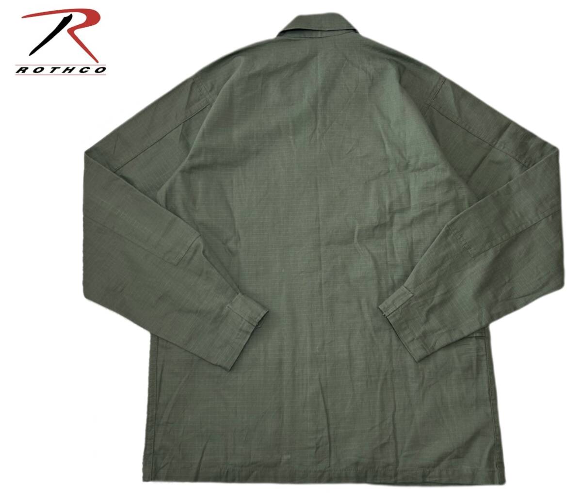 ★ROTHCO BDU ロスコ フィールドジャケット ミリタリー ジャケット 米軍採用 カーキ グリーン XSの画像2
