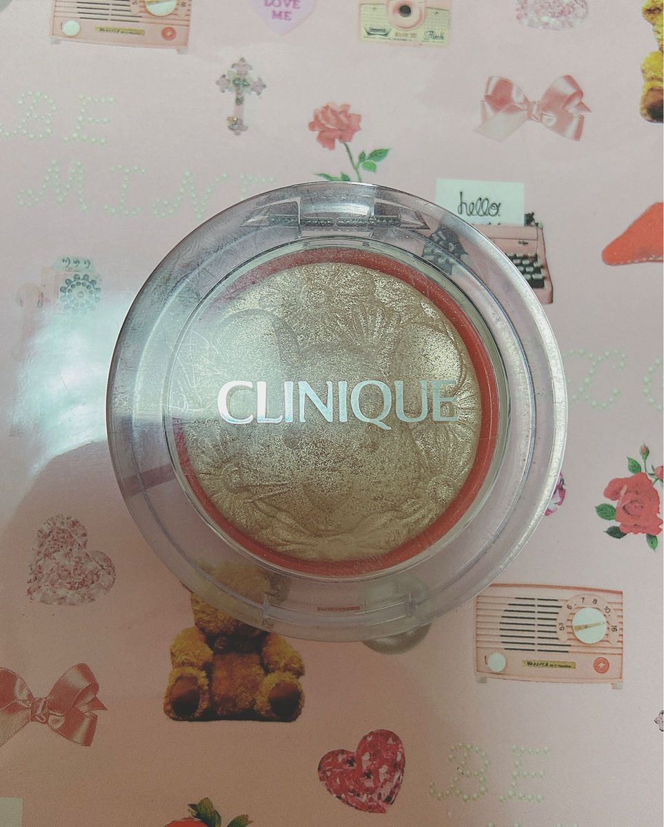 CLINIQUE クリニーク ゴールド チーク ポップハイライター ネズミ