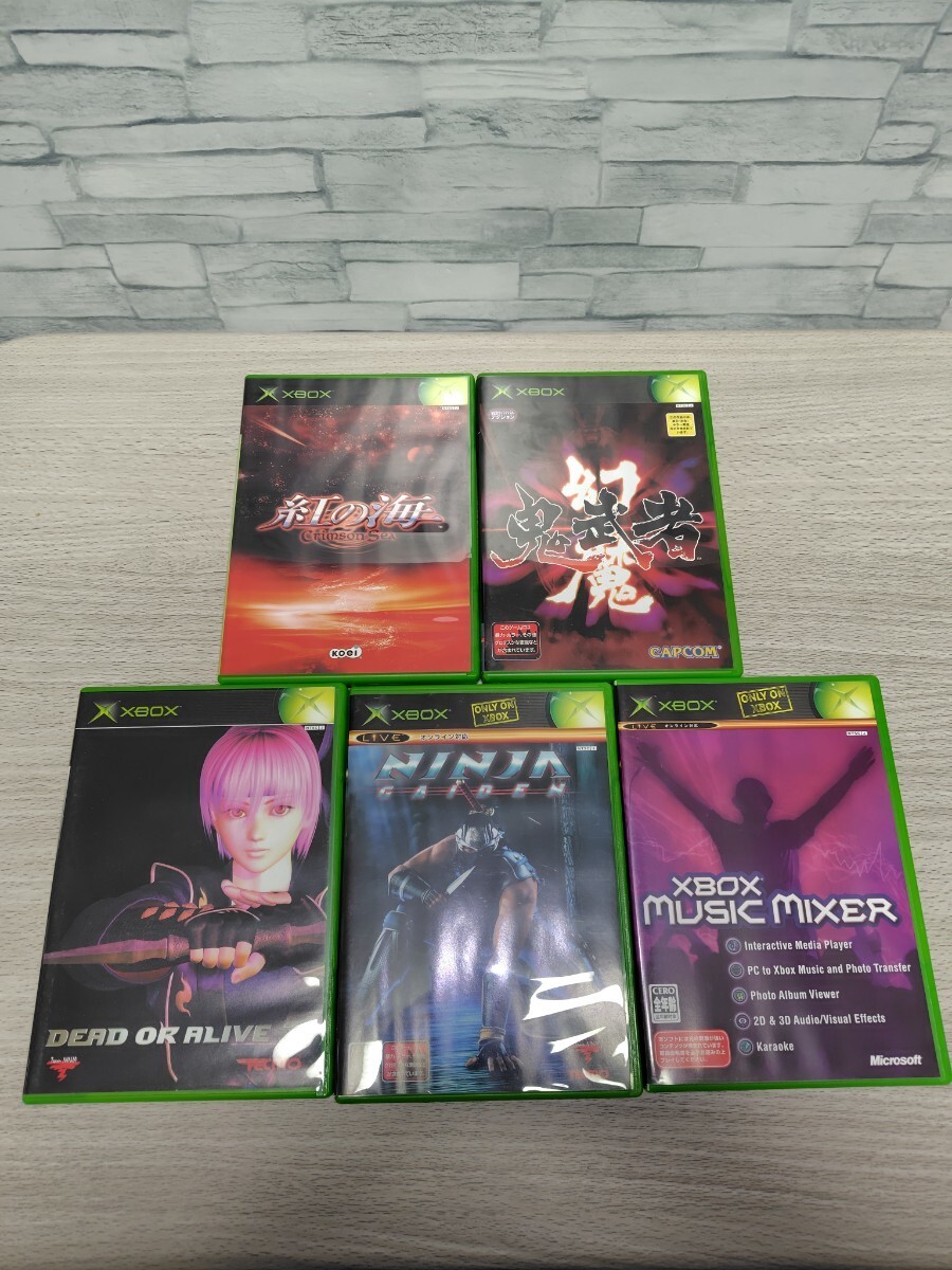 Xbox ソフト 5本 セット 鬼武者 NINJA GAIDEN 攻略本 付き Xbox ソフト 5本 セット 鬼武者 NINJA GAIDEN 攻略本 付き