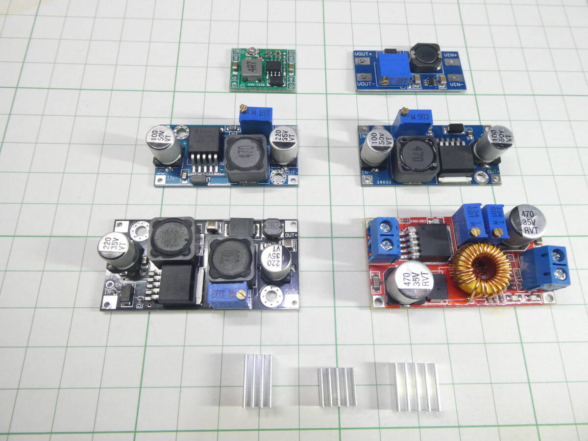 ** automatic going up and down pressure medium sized 4A DC-DC converter power supply XL6019e1 heat sink attaching **