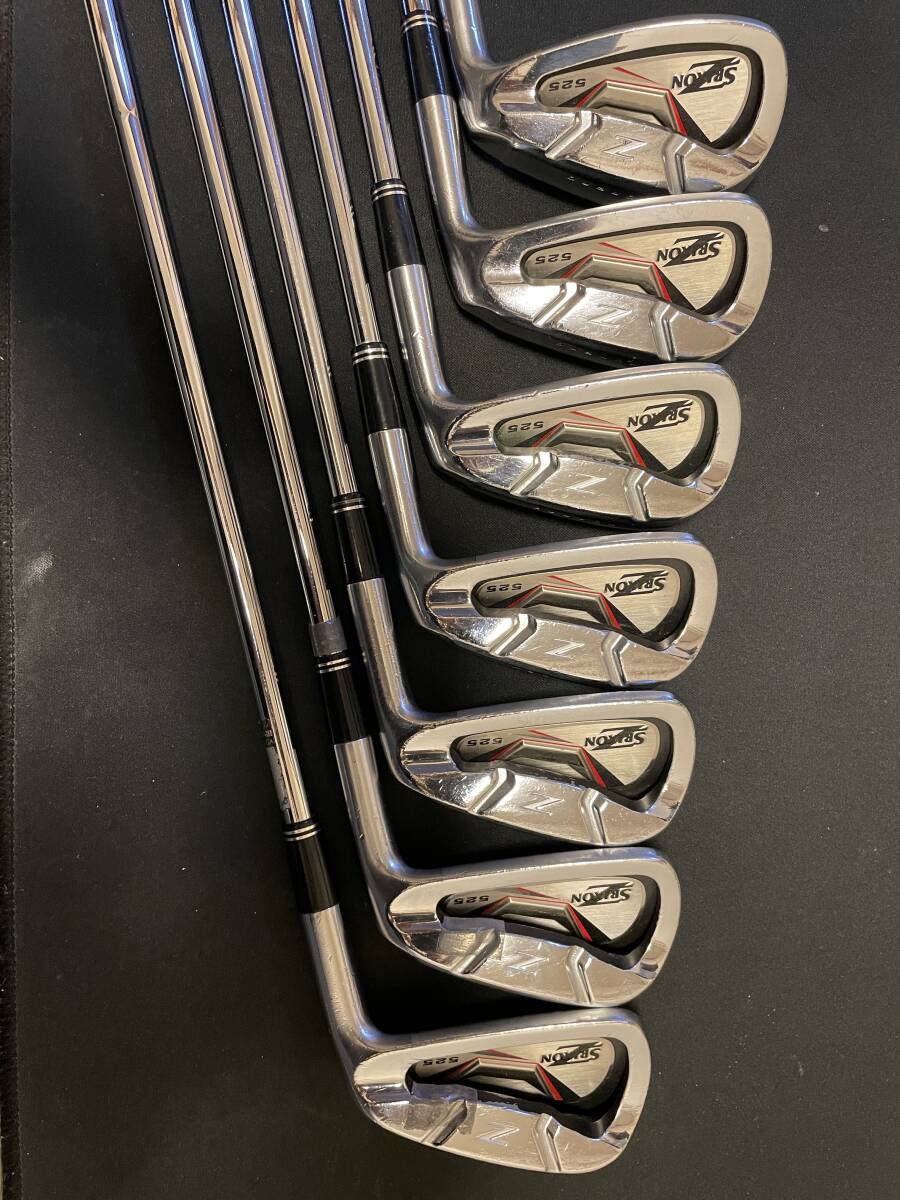 SRIXON Z525 ダイナミックゴールドDST　S200　★7本セット（5I,6I,7I,8I,9I,PW,AW）