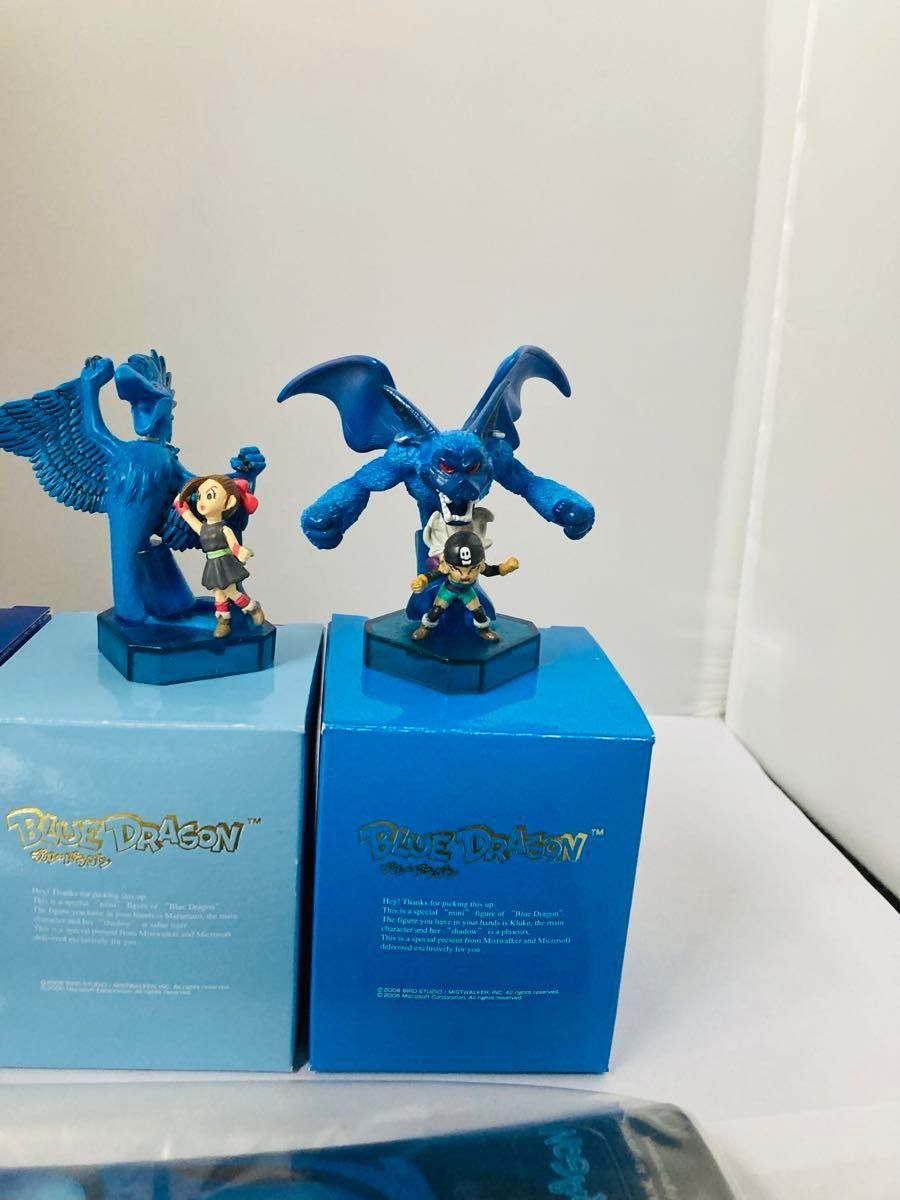 鳥山明　BLUE DRAGON ブルードラゴン　特典　フィギュアセット　xbox360 Microsoft コンプリート