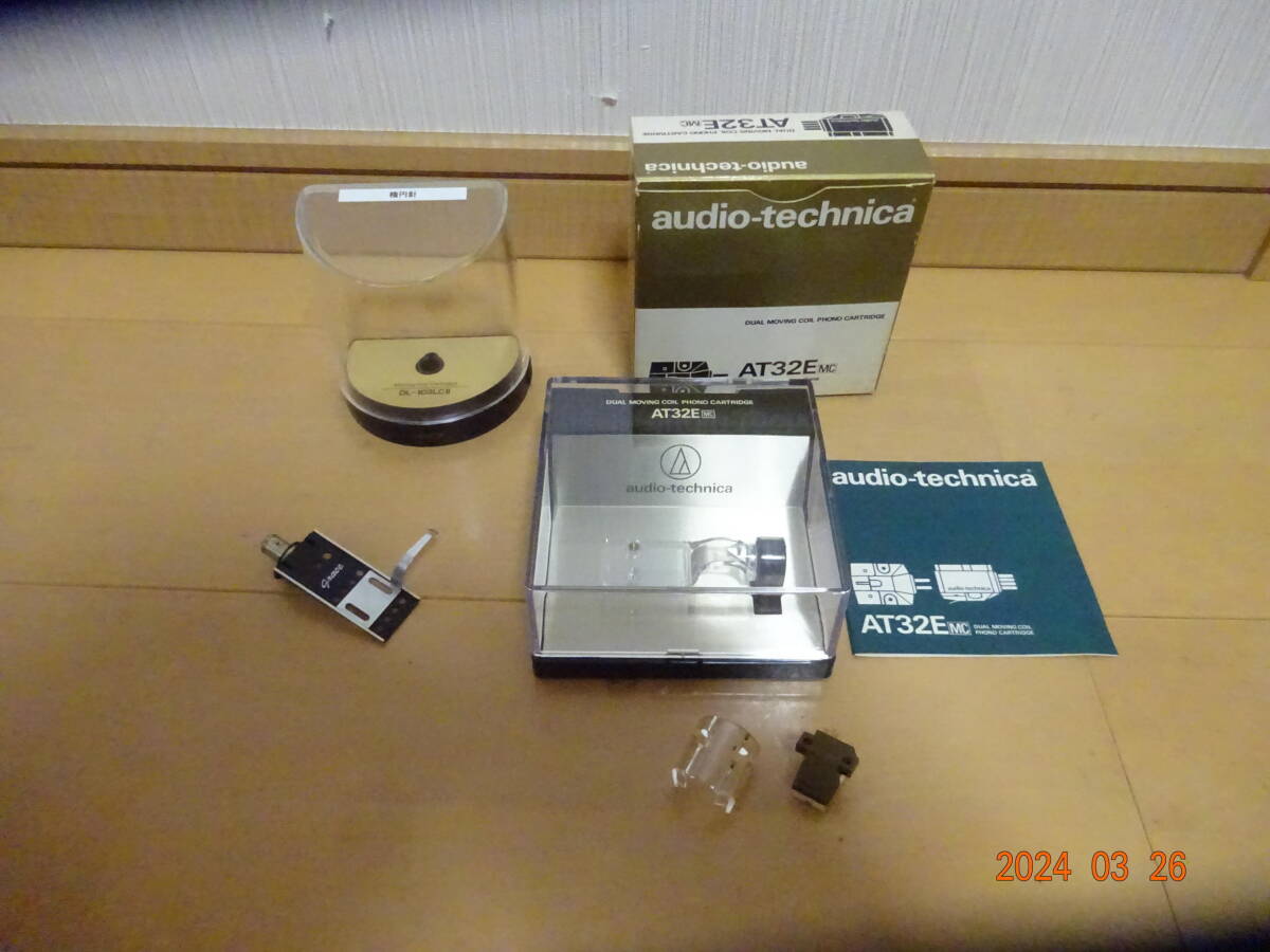 audio-technica AT32E/DENON DL-103LCⅡ ケースのみ grace カートリッジ/PIONEER 3MC レコードの部品 まとめて 現状渡し_画像1